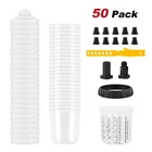 50PCS Disposable Paint Spray Gun Cup Liners & Lid System 20OZ (600ML) Us New. Price: $30.92.