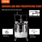 20L 5GAL Spray Paint Pressure Pot Tank 70 Psi Steel W/ Casters New. Price: $338.99.