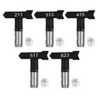 Afcabakila Graco Paint Sprayer Tips, 5 Pcs Airless Set New. Price: $40.87.