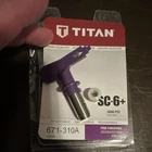 Titan SC-6+ Reversible Fine Finishing Spray Gun Tip 671-310A New. Price: $24.58.