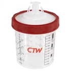 Ctw International CS125-400 400ML/13.5OZ Premium Disposable Spray Cup Paint Sys New. Price: $66.60.
