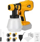 Cordless Paint Sprayer Compatible W/ Dewalt 20V Battery 200W Hvlp Gun New. Price: $43.19.