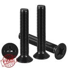 Metallixity 1/4"-20X1 Flat Head Machine Screws 50PCS Stainless Steel Black New. Price: $20.00.