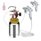 2L/0.5GAL Spray Paint Pressure Pot Tank 1.8MM Nozzle Gun Hoses Kits New. Price: $44.59.