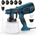 Electric Paint Sprayer Gun - With 5 Nozzles & 3 PATTERNS,1400ML Open. Price: $35.00.