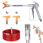 Airless Paint Gun And 50 Feet Hose Kit (red) With 10 Inch Spray... New. Price: $78.50.