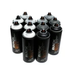 Montana Black 400ML Set Of 12 Graffiti Street Art Mural Spray Paint (grey Sca... New. Price: $156.28.