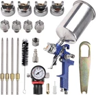 Hvlp Gravity Feed Spray Gun, Automotive Air Paint Kit, Suitable For New. Price: $65.14.