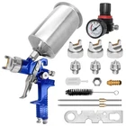Auto Paint Spray Gun Kit: Hvlp Gravity Feed With 1.4MM 1.7MM 2.5MM ... New. Price: $53.47.