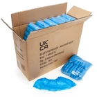 Blue Disposable Overshoes Box Of 2000 (20 Packs 100) Compressed Polyethylene New. Price: $122.88.