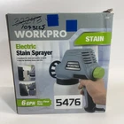 Workpro 6GPH Electric Stain Sprayer Used 0.8MM Nozzle 120 Volt Model 2237. Price: $24.70.