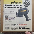 Wagner Power Painter Airless Paint/stain Sprayer 100W Qt Cup Fed W/manual Open. Price: $70.00.