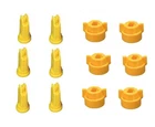 Pack Of 6 - Teejet Flat Spray Tips Yellow 110 0.2 Gpm 40 Psi & Nylon Caps New. Price: $69.95.