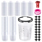 Disposable Paint Cups Pro With 50 Lids System, 1 Hard Retainer Ring,... New. Price: $77.78.