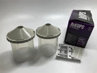 Devilbiss DPC-606 Dekups 24OZ Reusuable Cup Sleeves And Lids 802759 Set Of New. Price: $39.95.