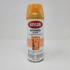 Krylon K09034000 Stained Glass Aerosol Paint 11.5 Ounces Tangerine Orange New. Price: $47.95.