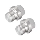 Uxcell M10 Male Outer Hex Head Plug - 304 Stainless Steel Solid Thread Corro New. Price: $13.99.