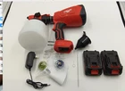 With 2 Batteries High Pressure Cordless Paint Sprayer Electric Hvlp Gun Us New. Price: $29.99.