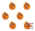 Pack Of 6 - Teejet Even Flat Spray Tip Orange 95 Polymer W/ss Insert Visiflo New. Price: $68.62.